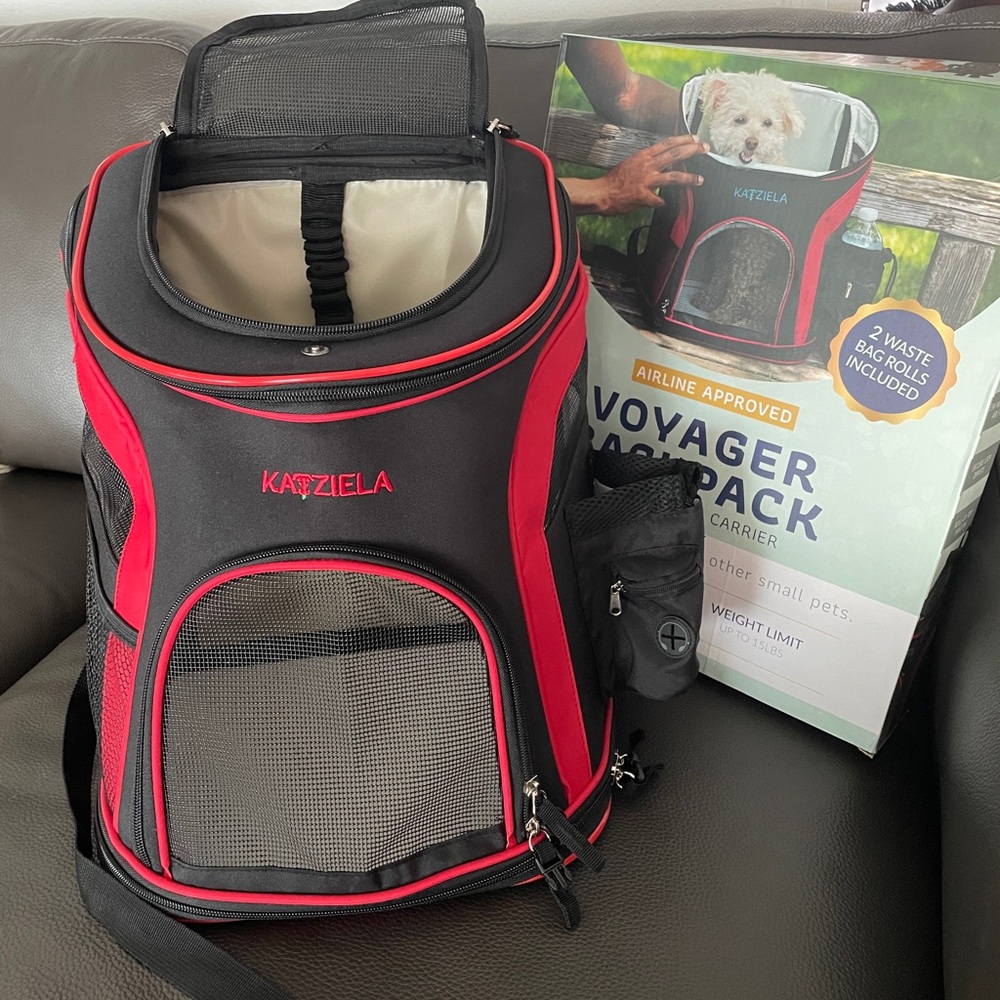 Katziela Voyager Backpack Dog/Cat Carrier